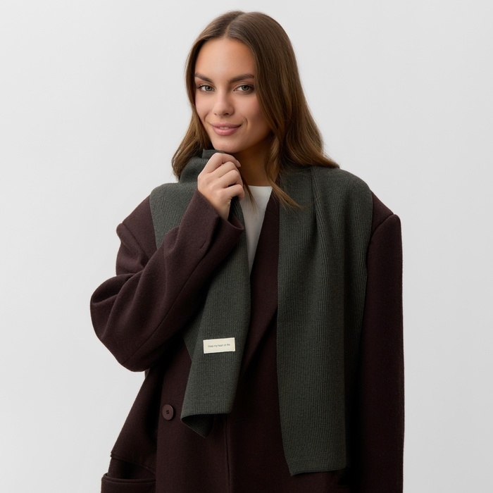 Шарф женский MIST, серый, 21*140 см Шарф женский MIST, серый, 21*140 см