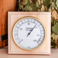 Гигрометр банный биметалический СБГ (RH 0% - 100%) Гигрометр банный биметалический СБГ (RH 0% - 100%)