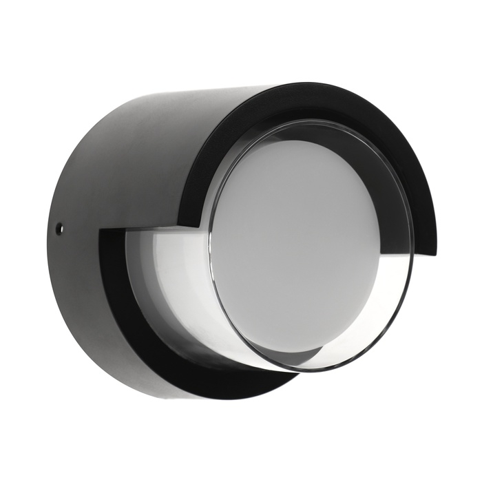 Светильник фасадный &laquo;Сити&raquo;, FSD-049, 5 Вт, 4000К, круг, IP65, 220 В, пластик, черный