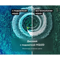 Телевизор Haier SMART TV АХ Рго, 50", 3840x2160,DVB-T2/C/S2,HDMI 4, USB 2, Smart TV, чёрный