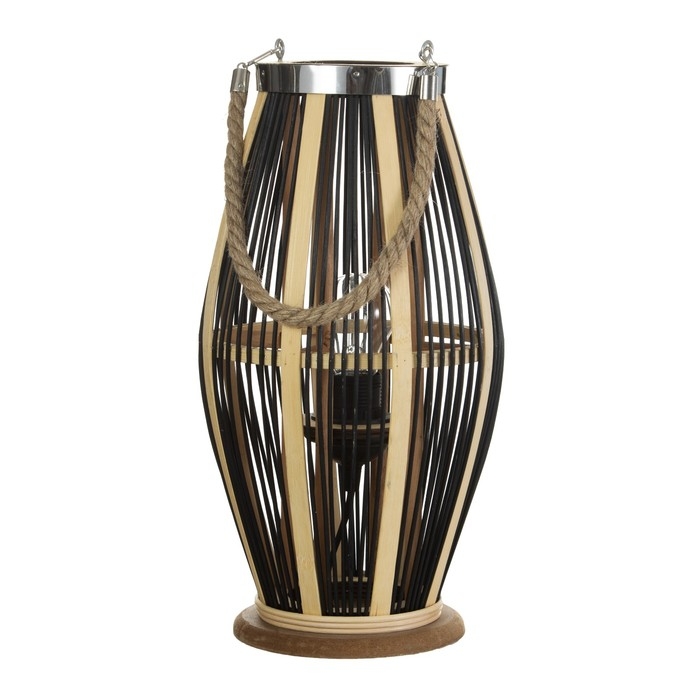 Настольная лампа "Джая" Е27 15Вт черный 20х20х38 см RISALUX