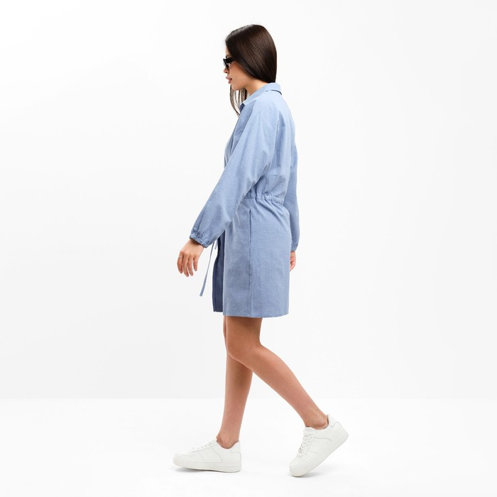 Платье летнее женское с кулиской MIST размер 40-42, цвет синий Платье летнее женское с кулиской MIST размер 40-42, цвет синий