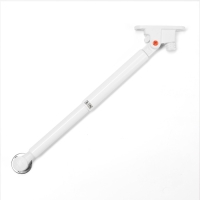 Газлифт 80N CAPPIO, с доводчиком, бесшумное открывание/закрывание, белый, с доп. защитой