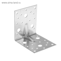 Уголок крепежный усиленный ТУНДРА krep, 105&times;105&times;90&times;2 мм