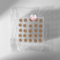 Набор баночек для хранения бисера, d = 2 × 4 см, 25 шт, в контейнере, 11 × 11 × 5 см Набор баночек для хранения бисера, d = 2 × 4 см, 25 шт, в контейнере, 11 × 11 × 5 см