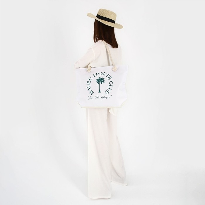 Сумка женская пляжная Nazamok Сумка женская пляжная Nazamok "Malibu sports club", 47*37*13,5 см