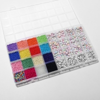 Набор для создания украшений «Радуга», 5 видов бусин, ножницы, 2 бобины лески 0,5 мм Набор для создания украшений «Радуга», 5 видов бусин, ножницы, 2 бобины лески 0,5 мм