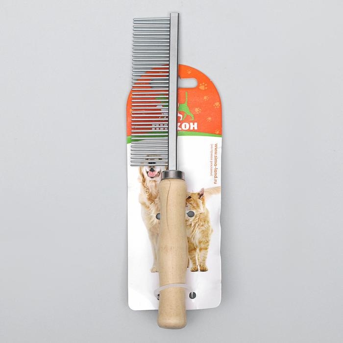 Расчёска Wood с деревянной ручкой, 17,5 х 3 см Расчёска Wood с деревянной ручкой, 17,5 х 3 см