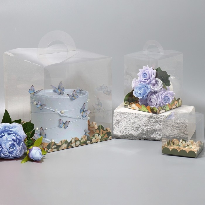 Коробка кондитерская, сундук, упаковка, &laquo;Ты моё счастье&raquo;, 14 х 14 х 18 см