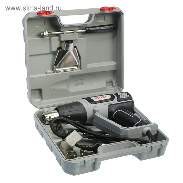 Фен технический Фен технический "Ставр" ФТЭ-2000М, 2000 Вт, 60/350/600 С, 500/300/500 л/мин, 4 насадки, кейс