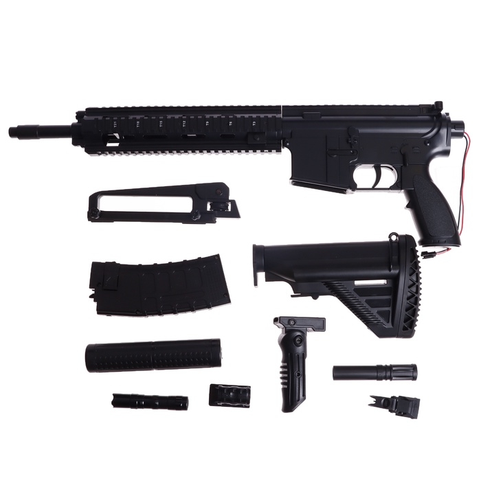 Винтовка &laquo;НК416&raquo;, стреляет гелевыми пульками, аккумулятор