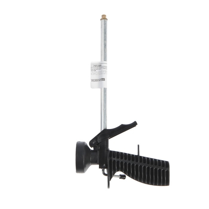 Пистолет для монтажной пены ЛОМ, пластиковый корпус, алюминиевая трубка Пистолет для монтажной пены ЛОМ, пластиковый корпус, алюминиевая трубка