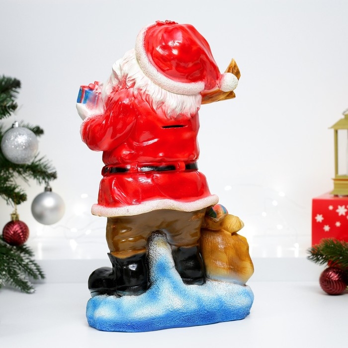 Копилка Копилка "Дед мороз малый" красный 21х34см