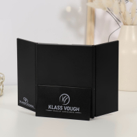 Зеркало настольное, зеркальная поверхность 5 &times; 15/11 &times; 15 см, цвет МИКС