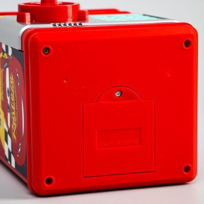 Копилка сейф, 20 см х 14,5 см х 14 см Копилка сейф, 20 см х 14,5 см х 14 см "Молния 95", Тачки