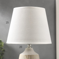 Лампа настольная 16243/1GR E14 40Вт серый 20х20х32 см RISALUX Лампа настольная 16243/1GR E14 40Вт серый 20х20х32 см RISALUX