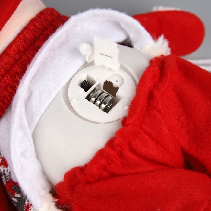 Светодиодная фигура «Снеговик» 13 × 30 × 8 см, текстиль, батарейки LR1130х3 (в комплекте), свечение тёплое белое Светодиодная фигура «Снеговик» 13 × 30 × 8 см, текстиль, батарейки LR1130х3 (в комплекте), свечение тёплое белое