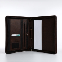 Папка для документов &laquo;Алекс&raquo;, цвет коричневый