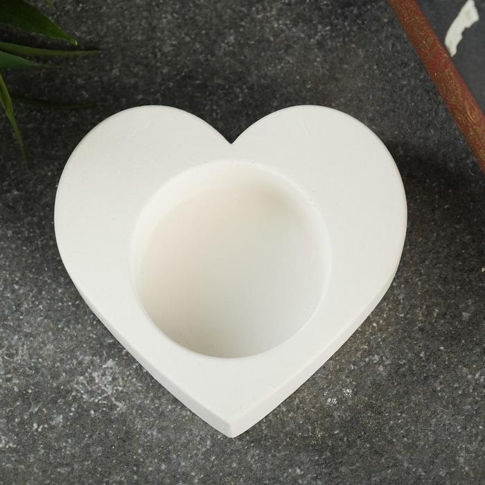Подсвечник Подсвечник "Сердце" для свечи d=3,5см, 6х6х3см
