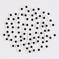 Глаза деревянные , набор 40 шт., размер 1 шт. &mdash; 1,6 &times; 1 см