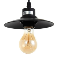 Светильник ЭкономСвет "Артена" 3x40Вт E27 черный 38х26х15-78 см.