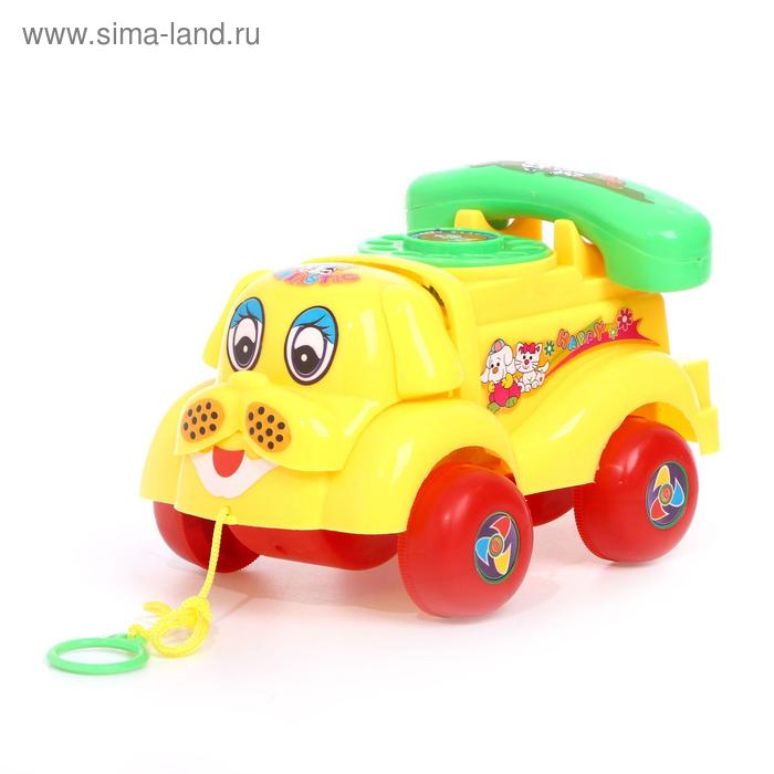 Каталка на верёвке &laquo;Собачка&raquo;