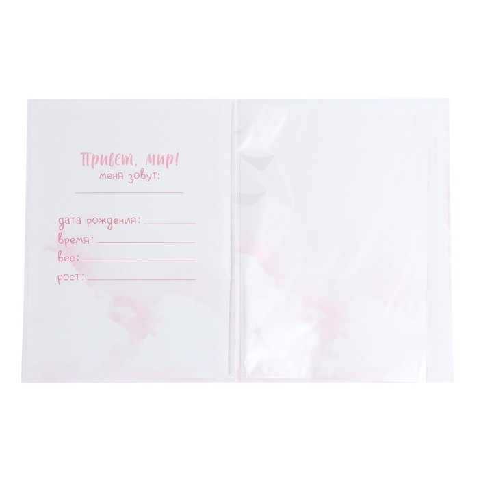 Папка для свидетельства о рождении &laquo;Ты наше счатье&raquo;, 23,5 х 31,5 см.