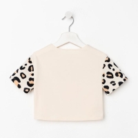 Футболка детская укороченная KAFTAN "Trendy" р.34 (122-128) Футболка детская укороченная KAFTAN "Trendy" р.34 (122-128)