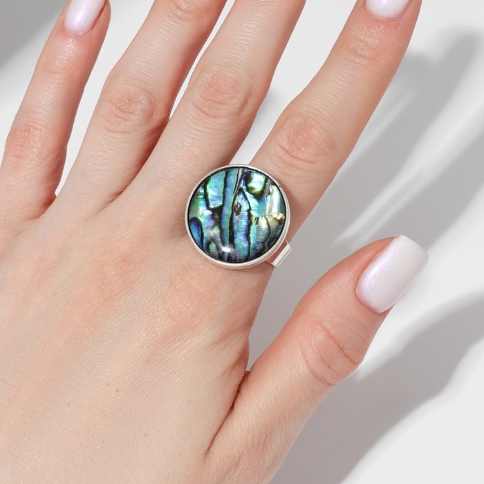 Кольцо «Галиотис» круг, безразмерное Кольцо «Галиотис» круг, безразмерное