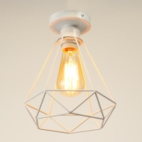 Люстра "Адри" 1х60Вт E27 белый 16х16х18 см BayerLux Люстра "Адри" 1х60Вт E27 белый 16х16х18 см BayerLux