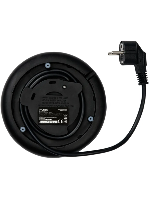 Чайник HYK-S4804 1.7л. 2200Вт серый черный