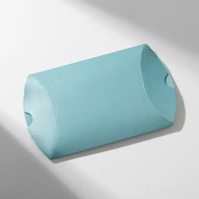 Коробочка подарочная складная&laquo;Свёрток&raquo; 12&times;8&times;3, цвет голубой