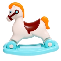 Каталка-качалка «Пони», сафари, цвет бирюзовый Каталка-качалка «Пони», сафари, цвет бирюзовый