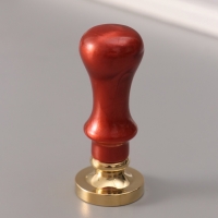 Печать для сургуча с пластиковой ручкой "Классика цифра 5" 2,5х2,5х6,3 см