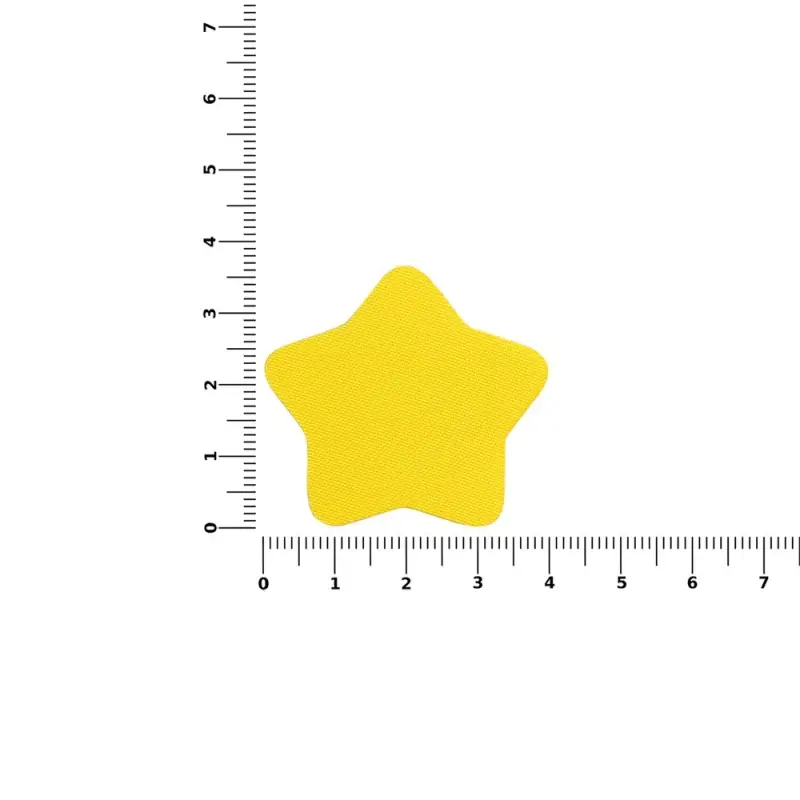 Наклейка тканевая Lunga Bial, M, желтая