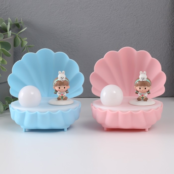 Сувенир пластик свет Сувенир пластик свет "Малыш в ракушке" МИКС 11,5х10х11,5 см