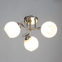 Люстра "Селена" 3х40Вт Е27 Хром 48х48х21см Люстра "Селена" 3х40Вт Е27 Хром 48х48х21см