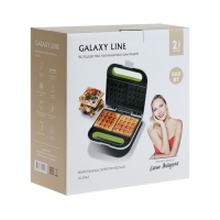 Электровафельница Galaxy GL 2963, 800 Вт, венские вафли, антипригарное покрытие, белая Электровафельница Galaxy GL 2963, 800 Вт, венские вафли, антипригарное покрытие, белая