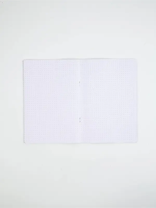 Блокнот А5, 48 листов, в точку, обложка софт-тач  "Котейка"