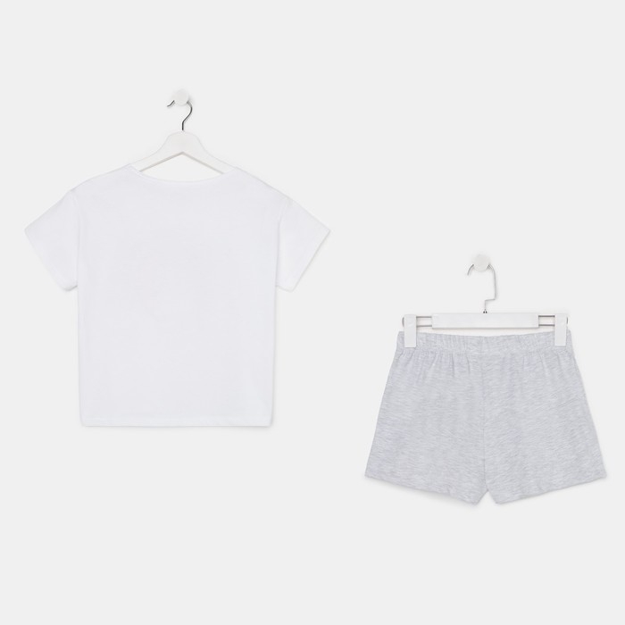 Пижама женская (футболка и шорты) KAFTAN Пижама женская (футболка и шорты) KAFTAN "Утры" р. 40-42, белый