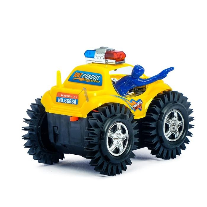 Машина-перевёртыш &laquo;Полиция&raquo;, работает от батареек, цвета МИКС