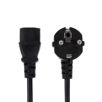 Кабель питания Exployd EX-K-1461, IEC - C13, 6 А, 3 м, черный