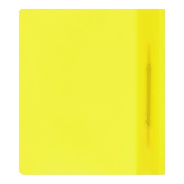 Набор папок-скоросшивателей А5, 5 штук, Calligrata, 180 мкм, с прозрачным верхом, жёлтый