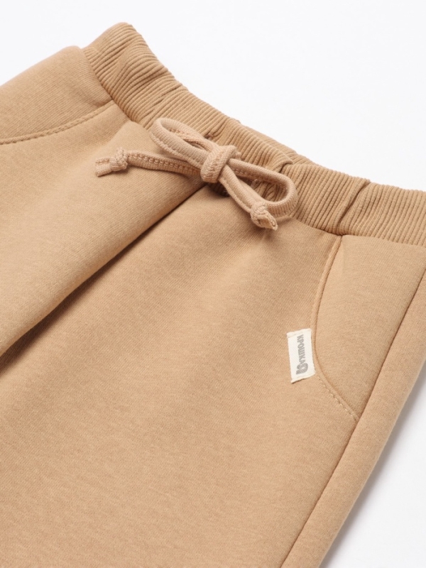 Костюм: толстовка и брюки Крошка Я Dino, рост 74-80, коричневый