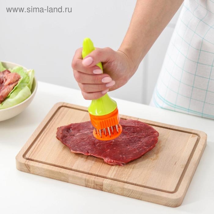 Тендерайзер для мяса Доляна &laquo;Космос&raquo;, 18,5 см, цвет МИКС