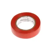 Изолента Luazon Lighting, ПВХ, 15 мм х 10 м, 130 мкм, красная