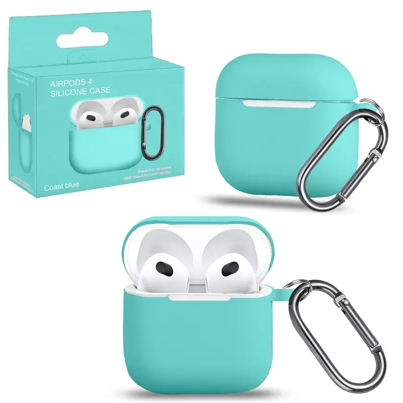 Чехол APods 4 с карабином №17 coast blue