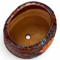 Декоративный горшок для цветов &laquo;Цветок&raquo;, 8&times;10&times;10 см, керамический, Greengo