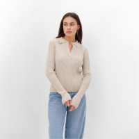 Джемпер с V-горловиной MIST, р. 40-42, бежевый Джемпер с V-горловиной MIST, р. 40-42, бежевый