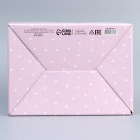 Коробка подарочная сборная, упаковка, &laquo;8 марта&raquo;, 26 х 19 х 10 см